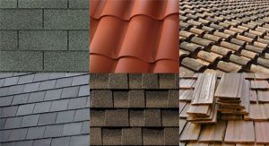 different types of roofing shingles