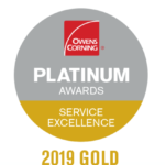 owens corning platinum award 2019
