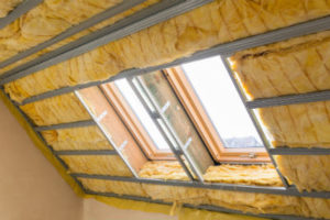 attic insulation with windows
