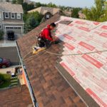 a to z roofer installing shingles over underlayment