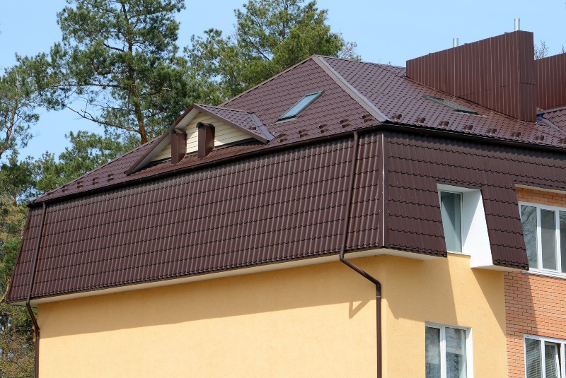 mansard style roof