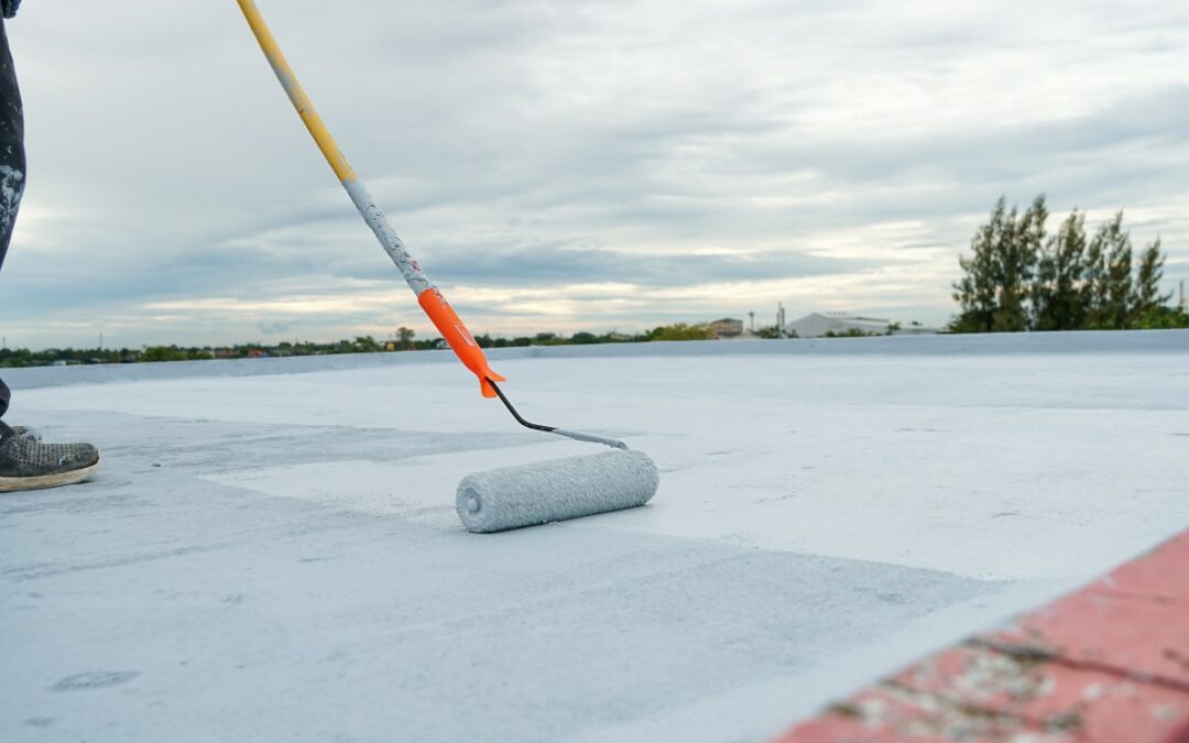 gaco silicone roof coating installation